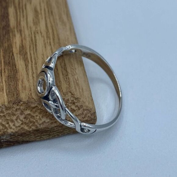 Sterling Silver Celtic Moon Ring Sizes 6,8,9 - Picture 7 of 7